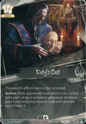 Duty's Cost