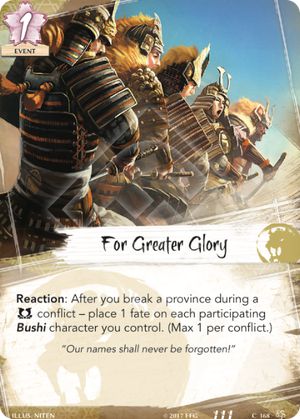For Greater Glory