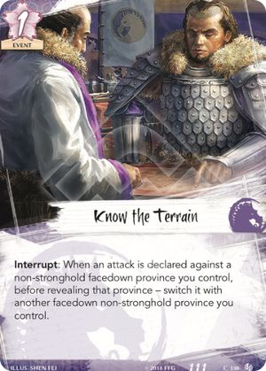 Know the Terrain