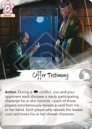 Offer Testimony