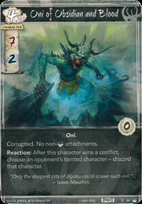 Oni of Obsidian and Blood