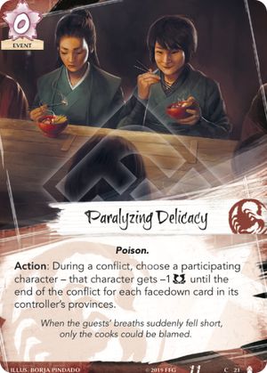 Paralyzing Delicacy