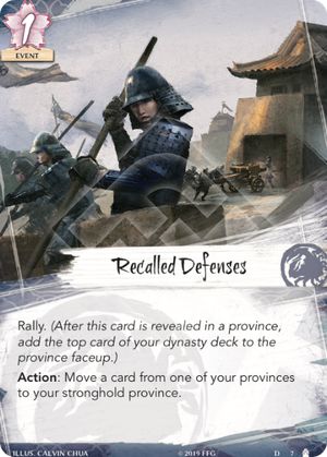 Recalled Defenses