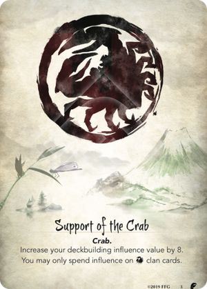 Support of the Crab