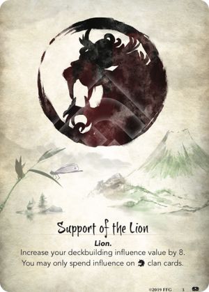 Support of the Lion