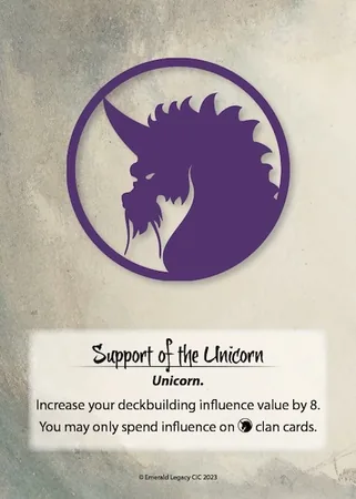 Support of the Unicorn