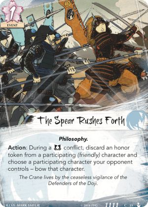 The Spear Rushes Forth
