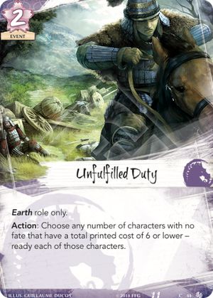 Unfulfilled Duty